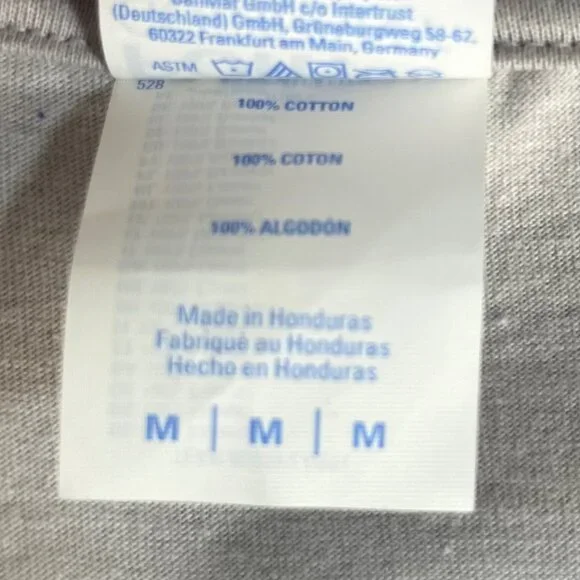 Port & Company Tshirt I Will Arise And Go Now Mens Medium Gray Innisfree - Picture 7 of 9